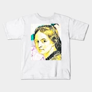 Anne Bronte Portrait | Anne Bronte Artwork 3 Kids T-Shirt